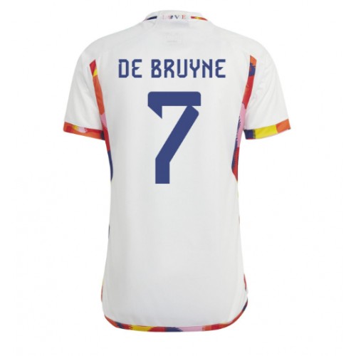 Moški Nogometni dresi Belgija Kevin De Bruyne #7 Gostujoči SP 2022 Kratek Rokav